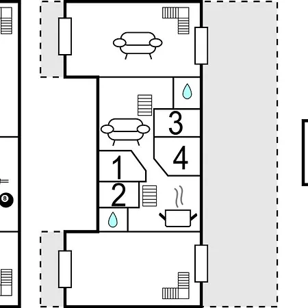 In Hjer With Sauna And 8 Bedrooms Holiday home Hojer